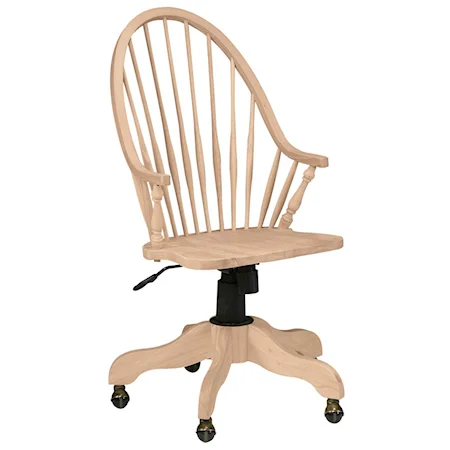 Windsor Continuous Arm Desk Chair
